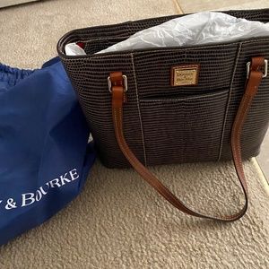 Dooney Burke Expresso pebble leather purse New